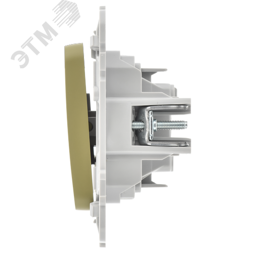 FLITE Выключатель 1-клавишный 10А ВС11-1-0-ФлО оливковый IEK - фото 5
