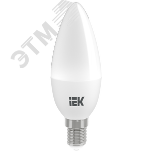 Лампа светодиодная C35 свеча 5Вт 230В 4000К E14 - фото 2
