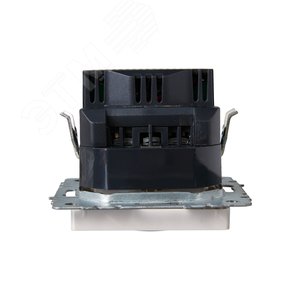 BRITE Розетка с заземлением с защитными шторками 16А с USB A+A 2,1А РЮш10-1-БрЖ жемчуг - фото 5