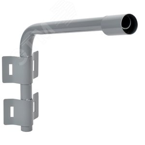 Кронштейн КР-2 под монтажную ленту 48 мм D 500 мм L 2 хомута серый LIGHTING - фото 1