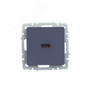 BRITE Розетка HDMI РHDMI-0-БрМ маренго - фото 2