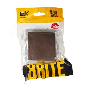 BRITE Выключатель одноклавишный перекрестный 10А ВС10-1-3-БрТБ бронза - фото 6