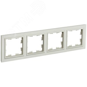 BRITE Рамка 4 поста РУ-4-БрКр бежевый - фото 1