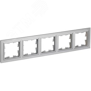 Изображение товара BRITE Рамка 5 постов РУ-5-БрА алюминий (шт)