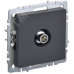 Изображение товара BRITE Розетка TV оконечная РТВ11-0-БрГ графит (шт)