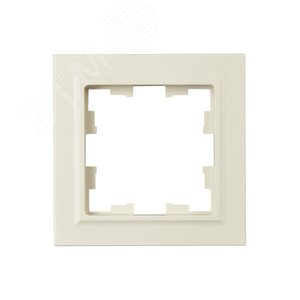 BRITE Рамка 1 пост IP44Р У-1-БрКр-44 бежевый - фото 2
