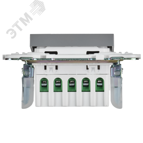 SKANDY Кнопка звонка с индикацией для отелей 10А SK-V17Gr серый IEK - фото 5