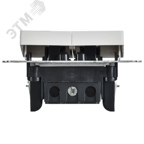 BRITE Выключатель жалюзи 10А ВС10-1-5-БрАБ арктический белый IEK - фото 5