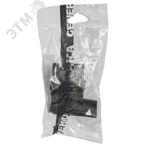 Вилка с боковым вводом 16А IP44 каучук черная GENERICA - фото 2