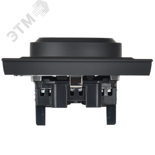 BRITE Розетка двойная с заземлением без защитных шторок 16А в сборе РС12-3-БрГ графит - фото 4