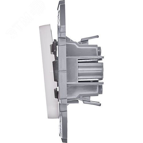 Выключатель 2-клавишный 10АХ безвинтовое крепление белый INSPIRIA - фото 5