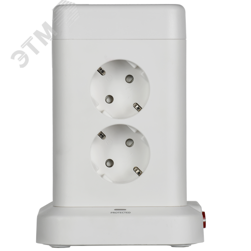 DOMINIC Удлинитель У08K 8 мест 2P+PE 1,5м 3х1,0мм2 16А/250В USB A+C 20Вт белый IEK - фото 9