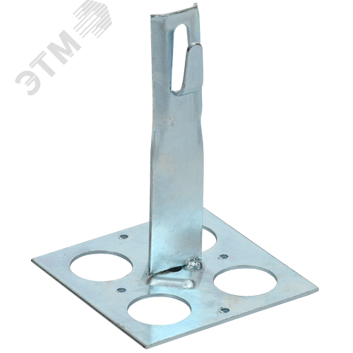 Изображение товара Держатель проводника круглого 6-8 мм для плоской кровли h 90 мм оцинкованная сталь HDZ (шт)