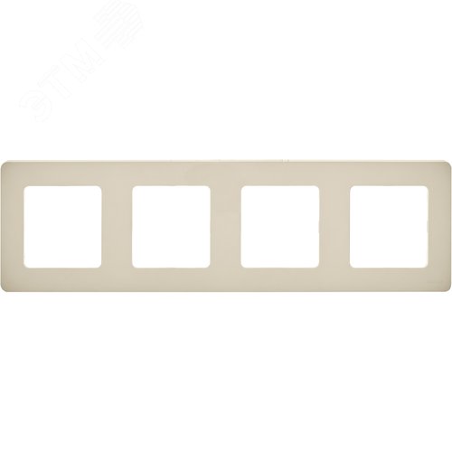 Рамка 4-местная слоновая кость INSPIRIA - фото 2