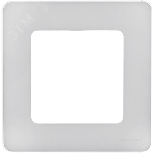 Рамка 1-местная белый INSPIRIA - фото 2