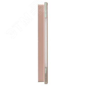 BRITE Рамка 4 поста РУ-4-2-БрП стекло персиковый матовый IEK - фото 4