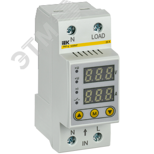 Изображение товара Реле напряжения и тока РНТ-д однофазное 36 мм 25А (шт)