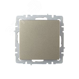 BRITE Выключатель одноклавишный перекрестный 10А ВС10-1-3-БрШ шампань - фото 2
