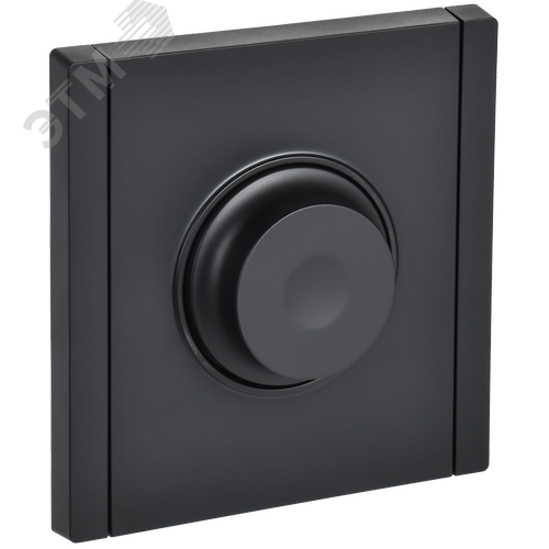 FORTE&PIANO Светорегулятор поворотно-нажимной 600Вт FP154 черный IEK - фото 1