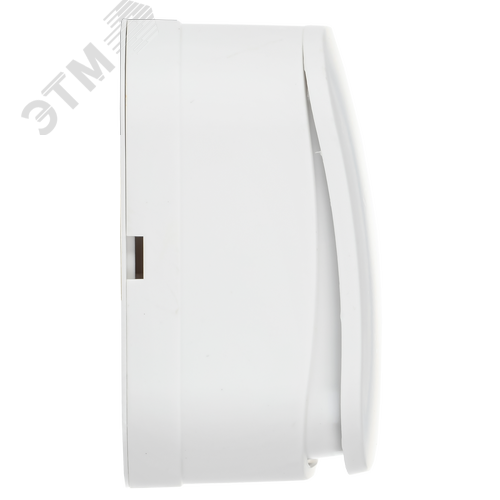 GLORY Выключатель 1-клавишный для открытой установки проходной 10А ВСп10-1-0-ХБм белый матовый IEK - фото 3