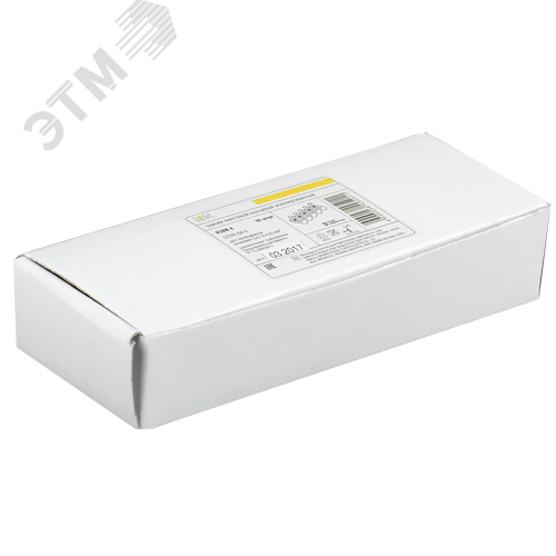 Зажим винтовой концевой изолированный КЗВИ 4.0мм2 5x1 - фото 2