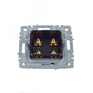 BRITE Аудиорозетка 4 поста РА10-БрА алюминий - фото 5