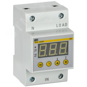 Изображение товара Реле напряжения РН-д однофазное 54 мм 50А (шт)