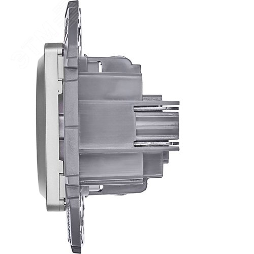 Розетка 1-местная с заземлением без защитных шторок 16А алюминий INSPIRIA - фото 8