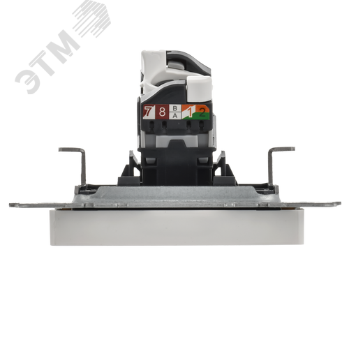 BRITE Розетка компьютерная RJ45 кат.5E РК10-БрБ белый - фото 6