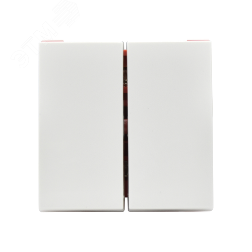 Выключатель проходной (переключатель) двухклавишный - фото 2