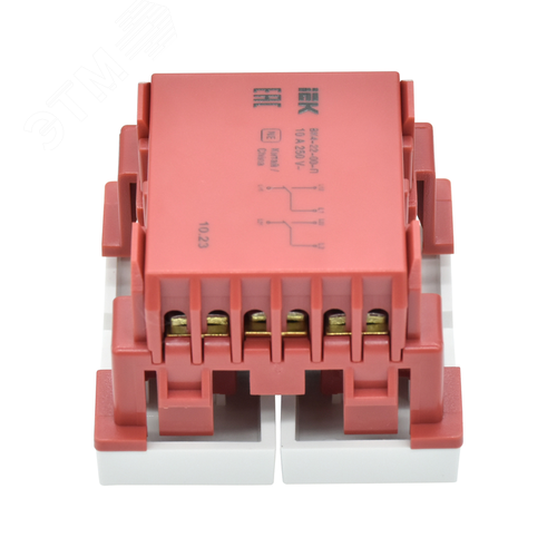 Выключатель проходной (переключатель) двухклавишный - фото 5