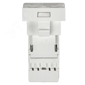 Розетка компьютерная RJ45 UTP категория 5e 1 модуль - фото 5