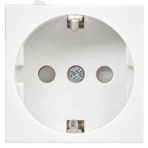 Розетка в кабель-канал с заземлением со шторками белый РКС-20-30-П-К ПРАЙМЕР - фото 2