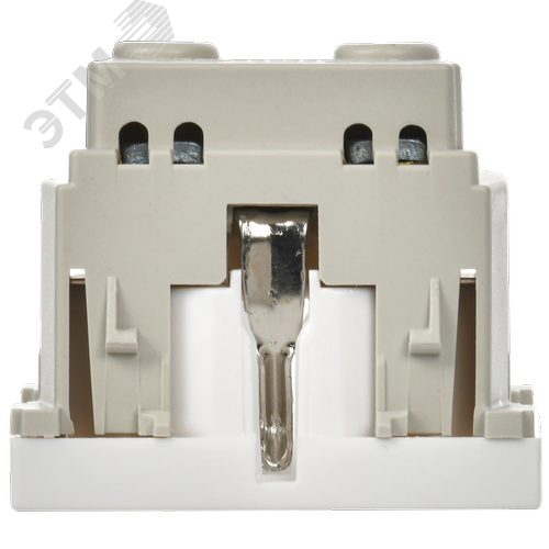 Розетка в кабель-канал с заземлением со шторками белый РКС-20-30-П-К ПРАЙМЕР - фото 5