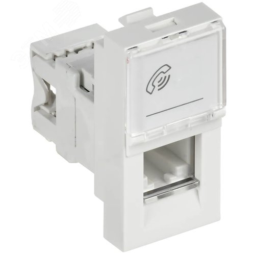 Изображение товара Розетка телефонная RJ-11 категория 3 РКФ-10-00-П (шт)
