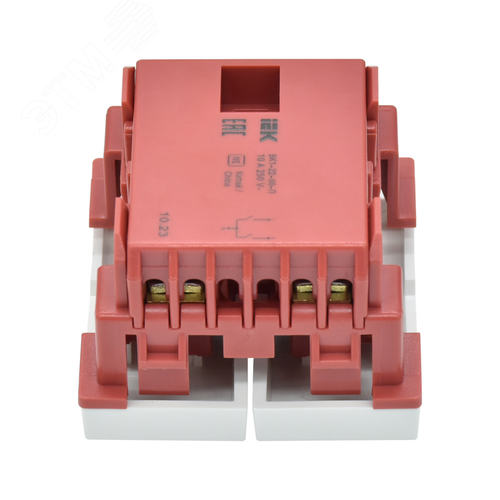 Выключатель двухклавишный на 2 модуля ВК1-22-00-П - фото 5