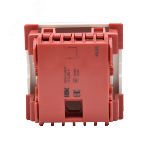 Выключатель одноклавишный на 2 модуля ВКО-21-00-П - фото 4