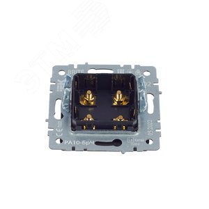 BRITE Аудиорозетка 4 поста РА10-БрЧ черный - фото 5