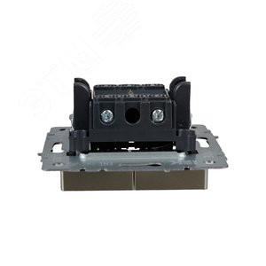 BRITE Выключатель жалюзи 10А ВС10-1-5-БрШ шампань - фото 4