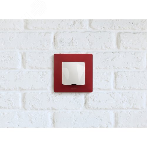 Вывод кабеля с зажимом для кабеля белый ETIKA - фото 8