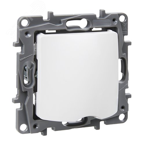 Изображение товара Вывод кабеля с зажимом для кабеля белый ETIKA (шт)