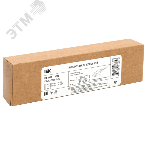 Выключатель концевой КВ-8166 шток пружинный с диэлектриком на отклонение IP65 - фото 2