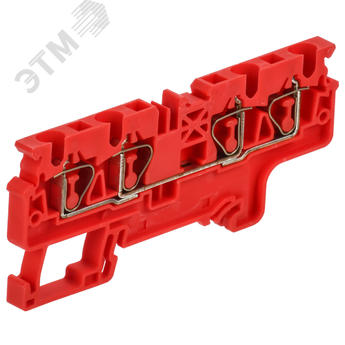 ARMAFIX Клемма пружинная CX4-4 четырехконтактная красная IEK - фото 1