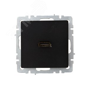 BRITE Розетка HDMI РHDMI-0-БрЧ черный - фото 2