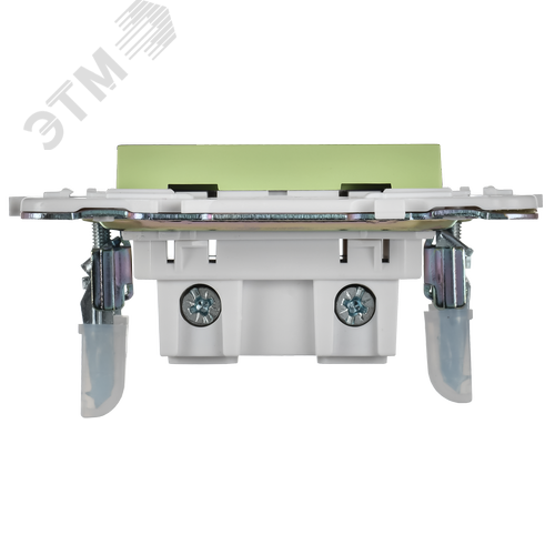 SKANDY Розетка без заземления без защитных шторок 10А SK-R02G мятный IEK - фото 3