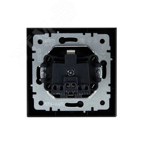 BRITE Розетка 1 пост с заземлением с защитными шторками 16А в сборе РСР14-1-0-БрТБ темная бронза IEK - фото 4