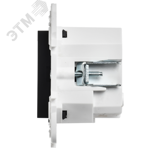 SKANDY Розетка с заземлением с защитными шторками 16А с USB C 18Вт SK-R17T титан IEK - фото 5