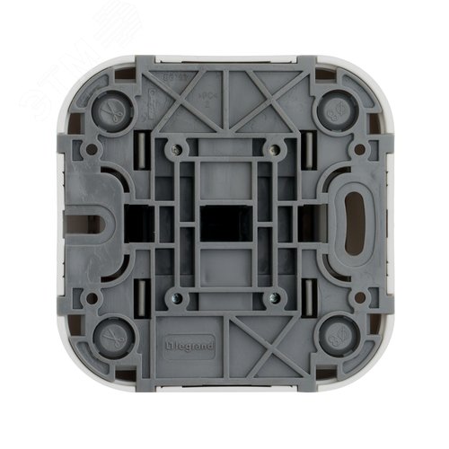 Выключатель 2-клавишный для открытой установки 10А белый QUTEO - фото 7