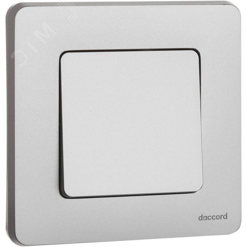 Выключатель 1-клавишный проходной 10АХ IP44 безвинтовое крепление алюминий INSPIRIA - фото 6