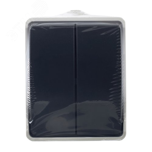 ФОРС Выключатель двухклавишный наружный IP54 - фото 5